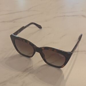 Quay Australia Tag Me Brown Tortoise Sunglasses